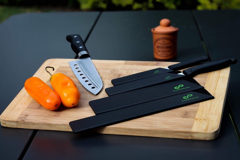 EVERPRIDE Chef Knife Sheath Set (4-Piece Set) Universal Blade Edge Cover Guards for Chefâ€™s and Kitchen Knives â€“ Durable, BPA-Free, Felt Lined, Sturdy ABS Plastic â€“ Knives Not Included - Image 2